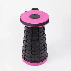 ( )아코디언 접이식 휴대용 의자핫핑크 자바라 캠핑의자