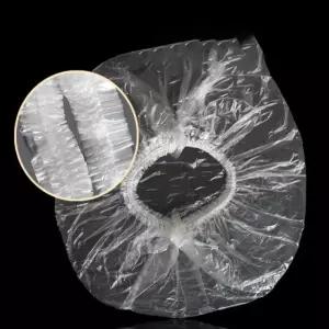 비닐 헤어캡 헤어커버 100개 염색 샤워 조리      RAM