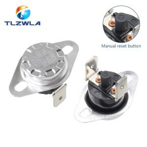 상시 닫힘 온도 스위치 제어 수동 리셋 온도조절기 KSD301 10A 45 ℃ 150 1 개