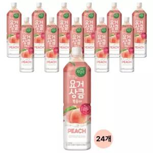 자연은 요거상큼 복숭아주스 1.5L 24개