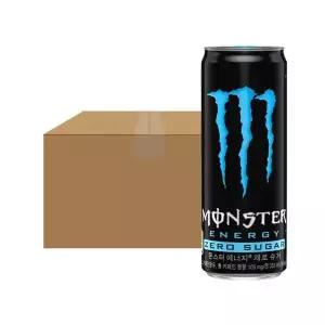 [셀러허브][몬스터에너지] [12/24캔] 몬스터 에너지 제로 슈거 355ml 고카페인음료 타우린 (S16257703)