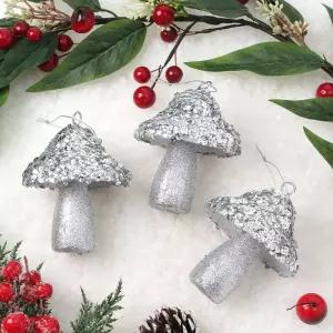 (도토로) 로열 실버 트리 오너먼트 3p세트(진주 버섯)/학급/방과후/교사/초등/중등/고등/어린이/게임/놀이