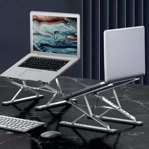 접이식 휴대용 노트북 태블릿 거치대 무동력쿨러 노트북받침 노트