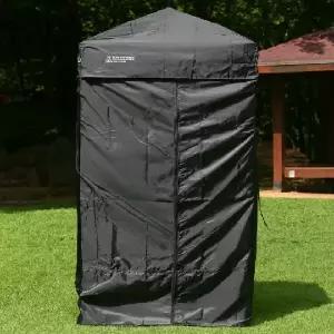 ( )와일드코드 1인 캐노피 그늘막 캠핑 글램핑 접이식 천막 탈의실 120x225