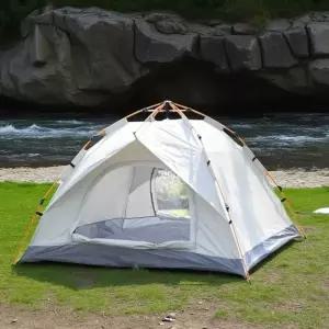 ( )산들캠프 오토 원터치텐트 3-4인용 캠핑 피크닉텐트