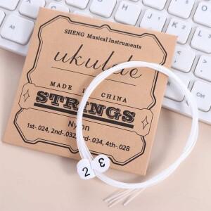 1세트 나일론 우쿨렐레 현 범용 교체 기타 순수 톤 클래식