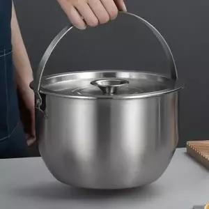 ( )캠핑 여행 스텐 냄비 다용도 멀티 요리 피크닉 찌게 국 차박 조리 도구 백패킹 가정 식당 캠핑장 소품