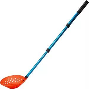 33.4인치 조절 가능한 얼음 낚시 스키머 스쿱 - 긴 손잡이가 달린 겨울 스쿠퍼 중 얼음을 퍼낼 수 있는