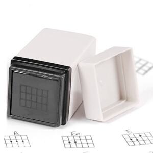 1pc 기타 우쿨렐레 코드 프린팅 인장 스탬프 초보자 도구 그리드 그리기 액세서리