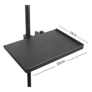 라이브 스트리밍 용 휴대폰 스탠드 마이크 사운드 카드 트레이 플라스틱 다기능 수납함 랙  삼각대 플레이