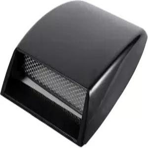 후드 스쿱 범용 자동차 장식 통풍구 공기 흡입구 자동차용 보닛 커버 (블랙)