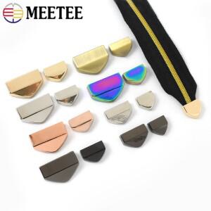 5-20피스 12/16/18/25mm 금속 꼬리 클립 핸드백 체인 가방 스트랩 스토퍼 지퍼 엔드 후크 나사 벨트 끝 수