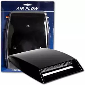 뮤크즈루 자동차 후드 통풍구 트림 시뮬레이션 장식용 공기 배출구 보넷 흡입 커버