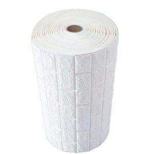 폼블럭 벽돌 시트지 3d 보온 블럭 나노초강력접착 70x80m 벽지 화이트 필름 단열 타일