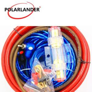 서브우퍼 스피커 호환 거치대 와이어링 앰프 설치 키트 자동차 오디오 구리 클래드 알루미늄 1500W 60 AMP