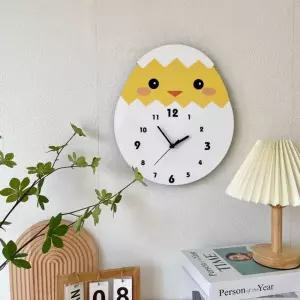 병아리 벽시계 달걀 캐릭터시계 귀여운 5cmx30cm 아이디어소품