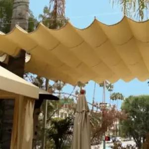 야외용 웨이브 어닝 6종 테라스 썬룸 옥상 스카이어닝 햇빛가리개