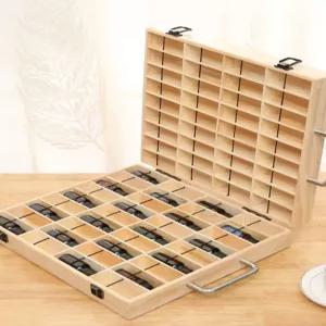 매니큐어 진열대 우드 정리함 진열장 수납함 네일샵 보관함