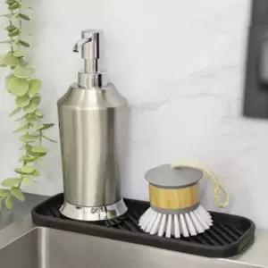 트레이 선반 쟁반 논슬립 실리콘 욕실 주방