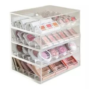 아크릴서랍 화장품 책상 보관함 선반 다용도 상자 투명 화장대 아이섀도우 수납함 정리대