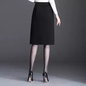 스커트 여사친 모직 스타일 추동 랩 슬림 워킹 정장 원템3