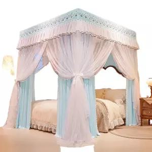 사각 차광 모기장 침대 방한 난방 텐트 보온 커튼 사계절 암막