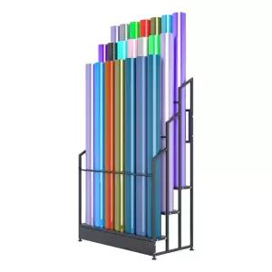 롤거치대 도배 진열대 스탠드 필름 시트지 포장지 보관 원단 거치대 걸이