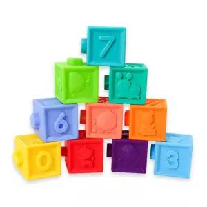 유아 숫자 도형 말랑한 소프트 촉감블록 소근육발달 만들기 18개월 어린이집