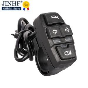 전기 자전거 스쿠터 라이트 스위치 바이크 오토바이 버튼 방향 지시등 DK336 48V 36V 1PC