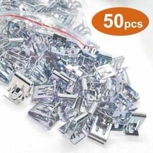 금속 리테이너 클립 범용 자동차 대시 보드 DVD CD 패널 내부 트림 플레이트 고정 버클 패스너