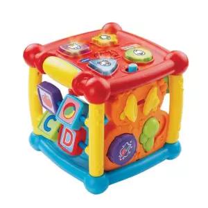 영유아 소근육활동놀이 뮤직 멜로디 모양큐브 돌아기 오감자극 소리나는완구