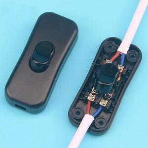 전등 스위치 AC ONOFF 테이블 데스크 램프 코드 토글 로커 LED 조명 배선 전기 제어