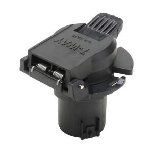 RV 7 웨이 교체 소켓  차량 측면 핀  트레일러 와이어링 하네스 커넥터  공장 핀 및 견인 패키지 필요 암