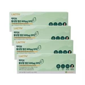 락티브 활성형 엽산 800 DFE 250mg 56정, 4개