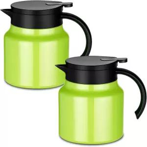 파티용 가정용 뜨겁거나 차가운 스테인리스 스틸 소형 커피 크리머 용기 이중 벽 진공 단열 티포트 우유