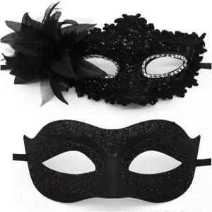 여성 남성을 위한 가면극 남성 커플 베네치아 가면 할로윈 코스튬 마디 그라 파티 무도회 빈티지