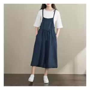 빅사이즈 여성의류 린넨멜빵바지 2797점프수트 여름옷