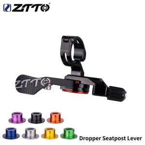 ZTTO MTB Dropper 시트 포스트 레버 자전거 조정 가능한 리모컨 핸들 베어링 범용 시프터 와이어 스타일
