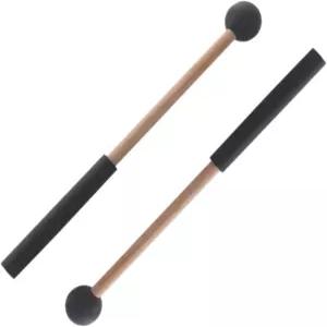 캐시비트 1쌍 8인치 실로폰 퍼커션 망치 고무 머리와 손잡이 텅 드럼용 우드 드럼 스틱 글로켄스필