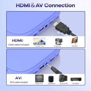 TV 데소브리 USB TF 지역 CD 컴팩트 NTSC RCA 무료 지원 DVD 스마트 포함 디스크 플레이어 HD 플레이어 1080P 미니 HDMI PAL 출력 카드용 리모컨