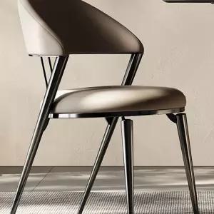 편한식탁의자 식탁의자 예쁜 거실 밝은 가죽 편한 의자 카페