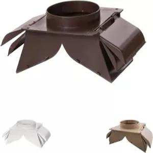 No-Pest 통풍구 4인치 소핏 커버 욕실 또는 건조기 커버로 적합 특허받은 이중 도어 디자인으로 새와 역풍