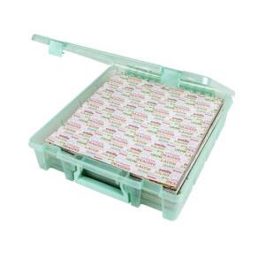 정리함 민트 반투명 상자 크래프트 슈퍼 6955RJ 1팩 사첼 아트 아트빈 1칸