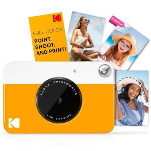 KODAK PRINTOMATIC ZINK 노란색 포토 선물 컬러 스티커 2X3 용지 20PK 스티키백 케이스 앨범 마커 5MP 프레임 인쇄 번들
