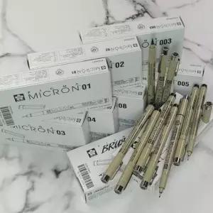 사쿠라 피그마 MICRION Black 10종 1다스(12자루)