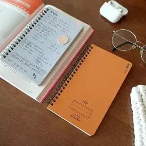 [문구] 공백 6색 줄노트 오렌지 103x182 사무용품