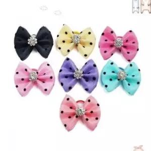 [반려] 강아지 고양이 헤어밴드 리본 머리끈 애완동물 액세서리