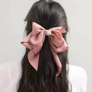 진주 헤어핀 헤어집게핀 진주헤어집게핀 나비헤어핀