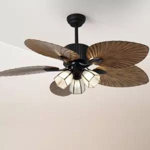 천장 실링팬 엔틱 조명 레트로 디자인 무소음 선풍기