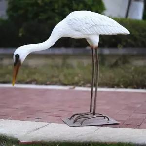 백로 모형 야외 왜가리 동물 조형물 백조 장식 조경 장식품